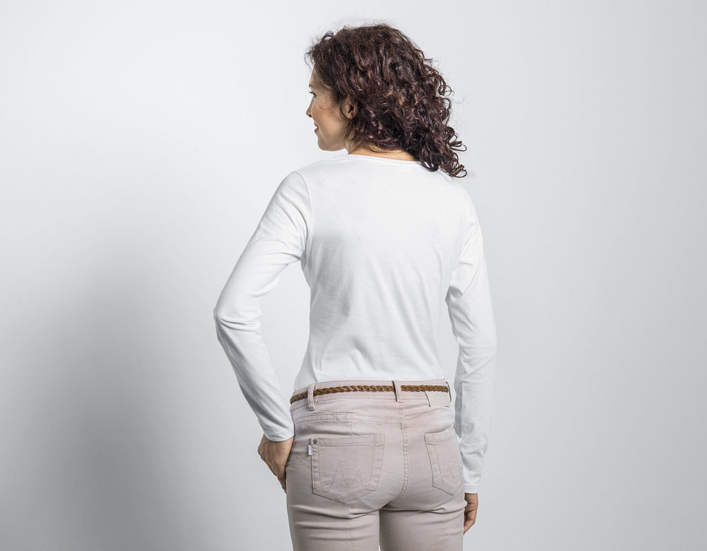 Langarmshirt für Damen | reiner Cotonea aus Bio-Baumwolle